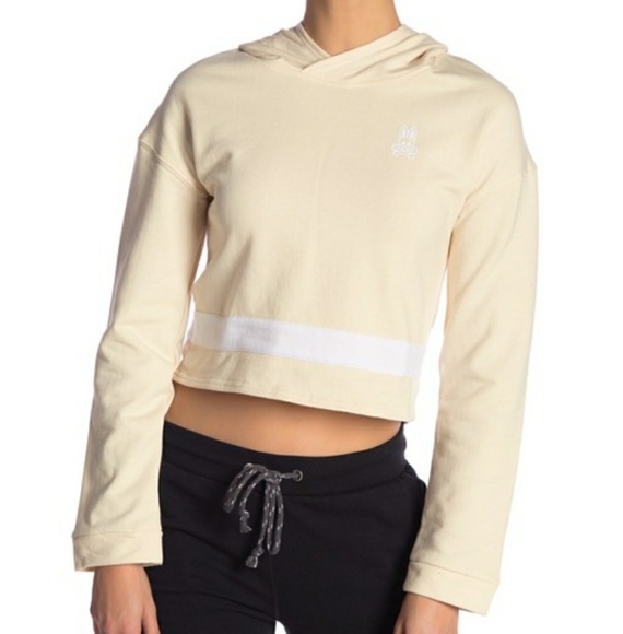 Psycho Bunny Tops - Psycho Bunny Lounge Crop Hoodie